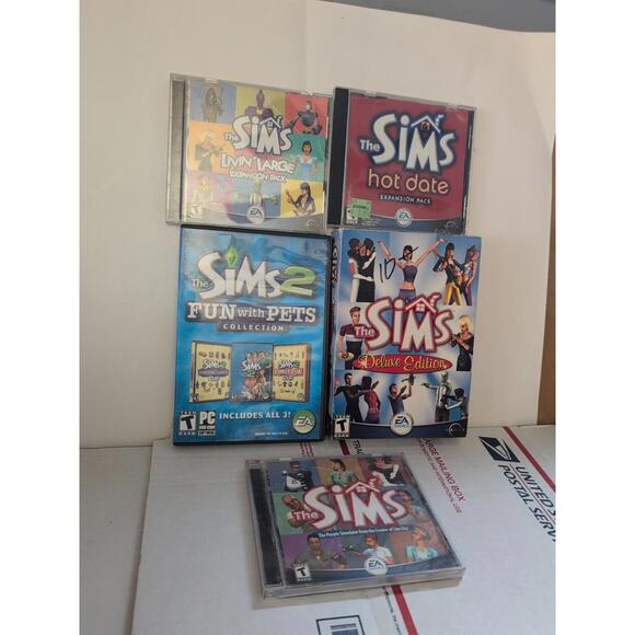 Lot Of 5 The Sims Pc Game Lot See Photos #178